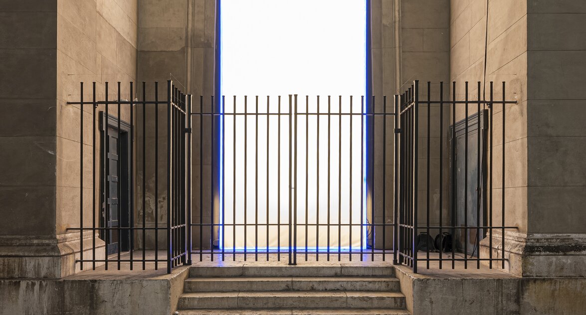 Kunstinstallation i Propylaeum på Kunstareal München